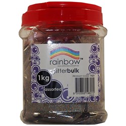 RAINBOW GLITTER 1KG MULTICOLOUR