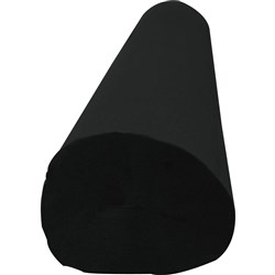 Crepe Paper on a Roll BLACK