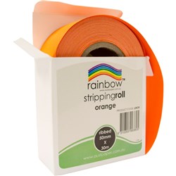 Paper Stripping Rolls ORANGE 50mm x 30m