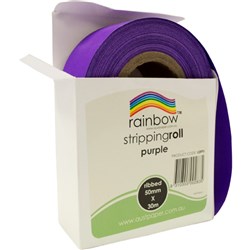 Paper Stripping Rolls PURPLE 50mm x 30m