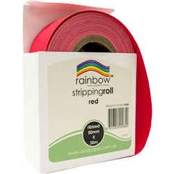 Paper Stripping Rolls RED 50mm x 30m
