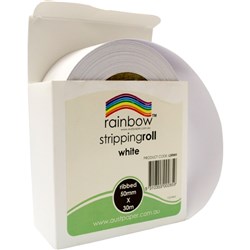 Paper Stripping Rolls WHITE 50mm x 30m