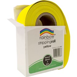 Paper Stripping Rolls YELLOW 50mm x 30m
