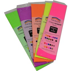 Crepe Paper Fluors Assorted