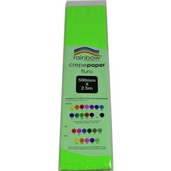 Crepe Paper Fluors Green