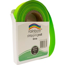 Paper Stripping Rolls Lime