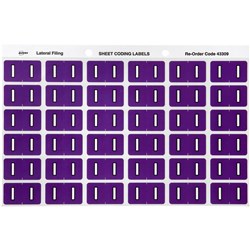AVERY COLOUR CODE LABELS SERIES 3 ALPHABETICAL I 25 X 38MM