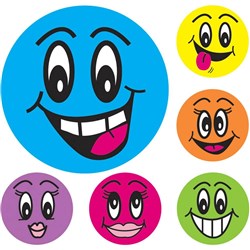 AVERY MERIT STICKERS SMILEY FACES