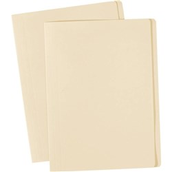 AVERY MANILLA FOLDERS A4 Buff Box of 100