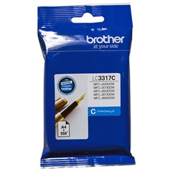 BROTHER LC3317C Inkjet Cartridge Cyan