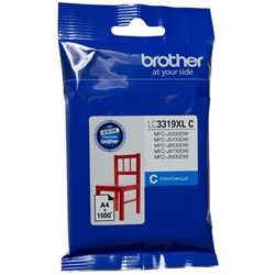 BROTHER - LC3319XLC Inkjet Cartridge Cyan HY