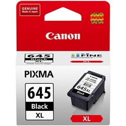 CANON PG 645XL INK CARTRIDGE Black Hi Yield