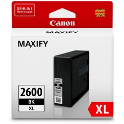 CANON INK CARTRIDGE PGI-2600XL Black 2,500 Pages