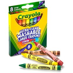 CRAYOLA CRAYONS 8 WASH