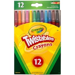 CRAYOLA TWISTABLES 12's