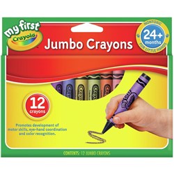 CRAYOLA CRAYONS MY FIRST JUMBO 101x14mm