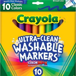 CRAYOLA WASHABLE MARKERS CLASSIC