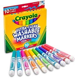 CRAYOLA WASHABLE MARKERS BRIGHT