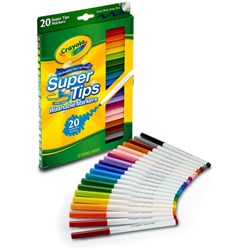 CRAYOLA MKR SUPER TIP 20's
