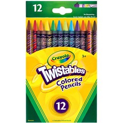 CRAYOLA TWISTABLE COLOUR PENCILS