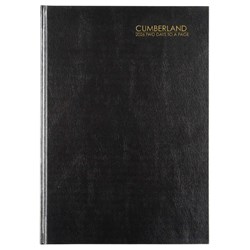 Diary A5 2DTP Casebound Cumberland Black