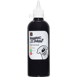 FABRIC & CRAFT PAINT 500ml BLACK