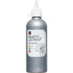 FABRIC & CRAFT PAINT 500ml SILVER