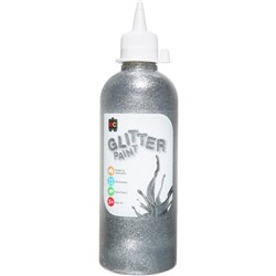 GLITTER PAINT 500ml SILVER
