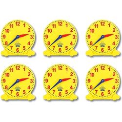 ANALOGUE STUDENT CLOCKS SET 6