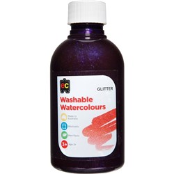 WASHABLE GLITTER WATERCOLOUR PURPLE 250ML