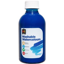 EC WASHABLE WATERCOLOUR 250ML BLUE