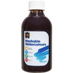 WASHABLE WATERCOLOUR BROWN 250ml