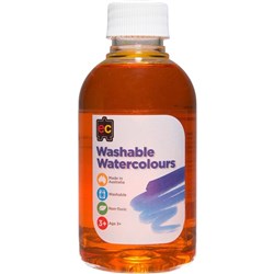 WASHABLE WATERCOLOUR YELLOW 250ml