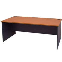 Rapid Worker Open Desk 1800mmWx900mmD Cherry and Ironstone