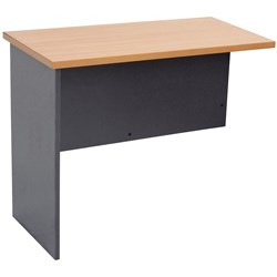 RAPIDLINE DESK RETURN 900mm W x 600mm D x 730mm H Beech Ironstone