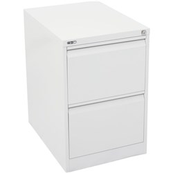 GO 2 DRAWER FILING CABINET H730xw460xd620mm White China Furnx