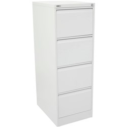 GO 4 DRAWER FILING CABINET H1321xw460xd620mm White China Furnx