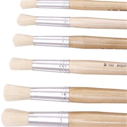 Jasart Hog Bristle Series 582 Round Brushes Size 5