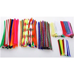JASART PIPE CLEANERS Chenille Asstd Cols 1 2x30cm