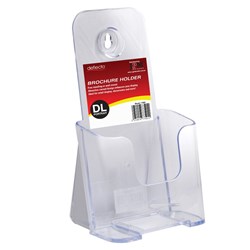 BROCHURE HOLDER DL DEFLECTO CLEAR