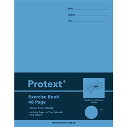 Protext Ex Book 225x175mm 8mm Ruled 48 PAGE