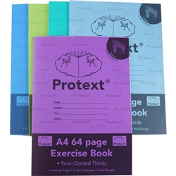 Protext PP EX BOOK A4 9MM DOTTED 64 PAGE