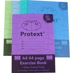 Protext PP EX BOOK A4 14MM DOTTED 64 PAGE