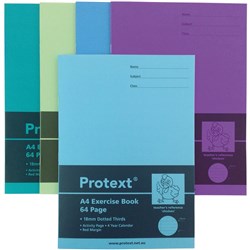 Protext PP EX BOOK A4 18MM DOTTED 64 PAGE