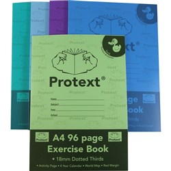 Protext PP EX BOOK A4 18MM DOTTED 96 PAGE