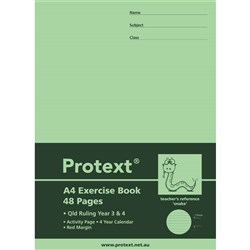 Protext A4 Exercise Qld 3-4 Ruling 48 Page