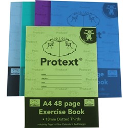 Protext PP EX BOOK A4 18MM DOTTED 48 PAGE