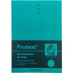 Protext PP Writing Book 24mm Dotted 100GSM PROTEXT