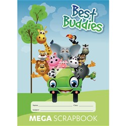 BEST BUDDIES MEGA SCRAPBOOK 64 Page 100gsm