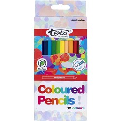 TEXTA COLOURED PENCILS 12'S